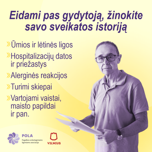 Minint Pasaulinę sveikatos dieną, POLA ragina padovanoti sau profilaktinį sveikatos patikrinimą ir dalinasi patarimais, kaip pasirengti vizitui pas gydytoją