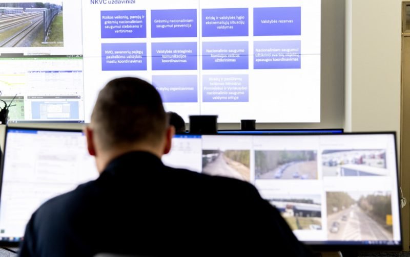 Vyriausybės naujienos: visa apimtimi pradeda veikti NKVC Situacijų valdymo centras