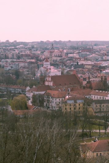 cityscape of vilnius