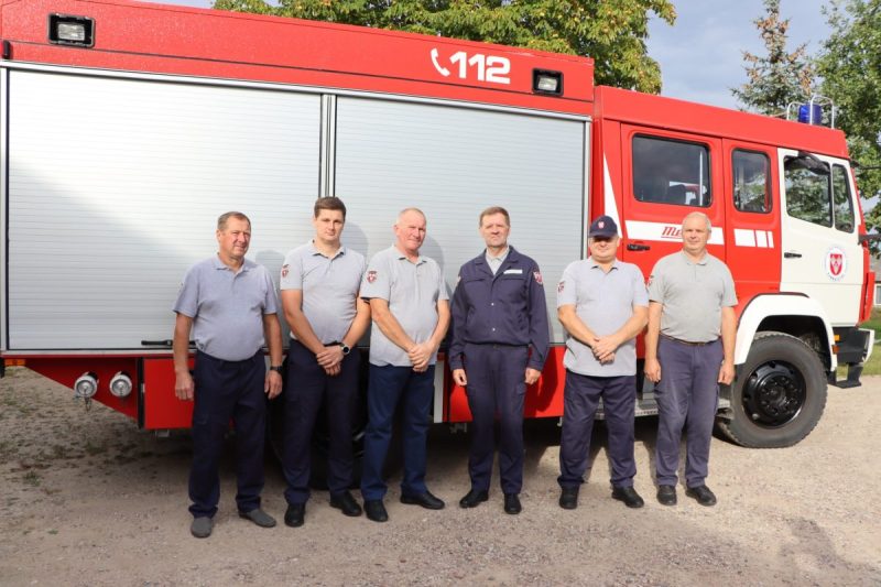 Šimkaičių ugniagesių komandai – atnaujinta technika (nuotraukos)