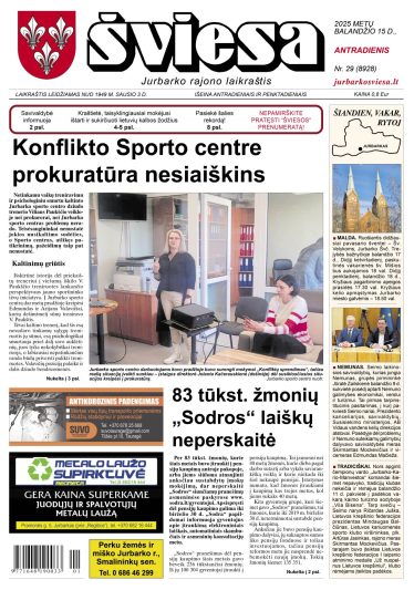 Šviesos numeris 2025 04 15