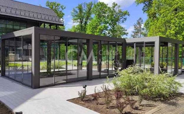 Stiklinės terasos: tipai, savybės ir pasirinkimo gairės