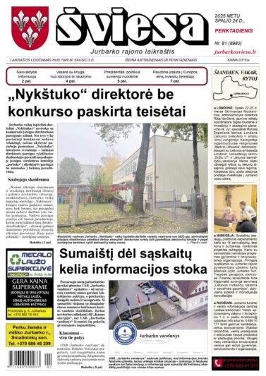 Šviesos numeris 2025-10-24