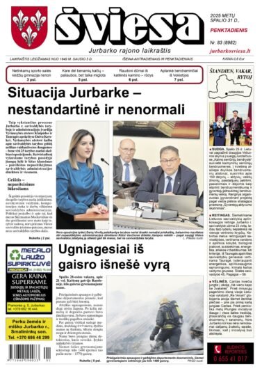 Šviesos numeris 2025-10-31