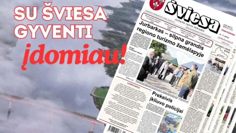 Išleistas naujas laikraščio ŠVIESA numeris (1)