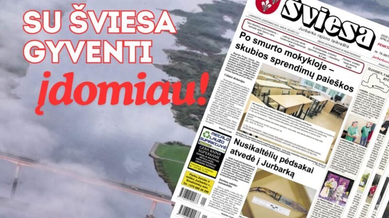 Išleistas naujas laikraščio ŠVIESA numeris (1)