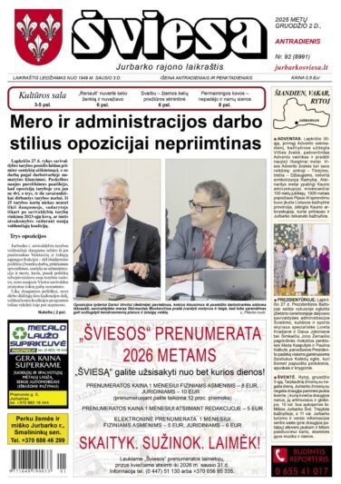 Šviesos numeris 2025-12-02