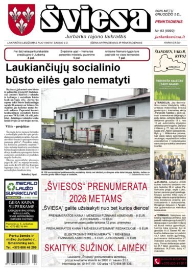 Šviesos numeris 2025-12-05