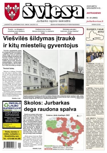 Šviesos numeris 2025-12-09