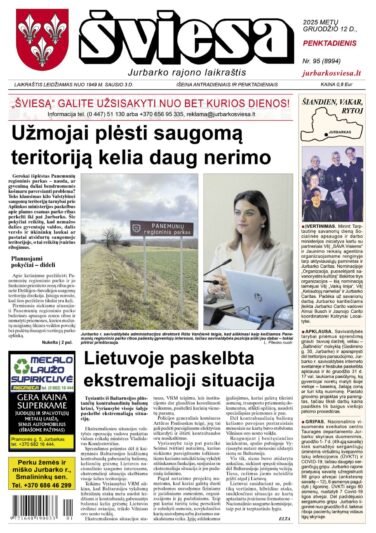 Šviesos numeris 2025-12-12