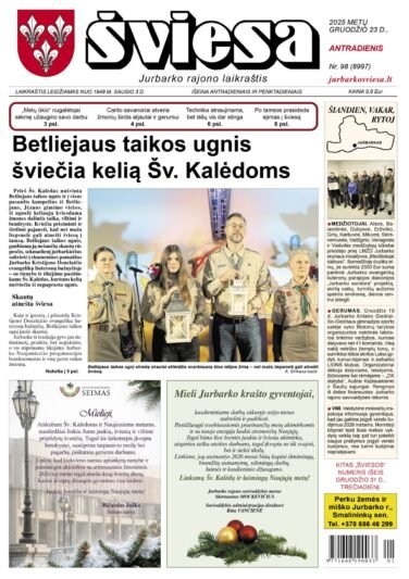 Šviesos numeris 2025-12-23