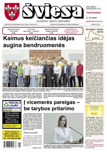 Šviesos numeris 2025-12-31