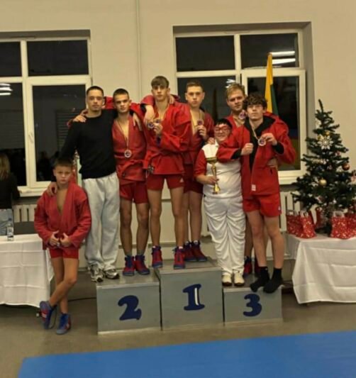 Jurbarko sporto centro imtynininkai – antri  Vilniaus sambo čempionate (1)