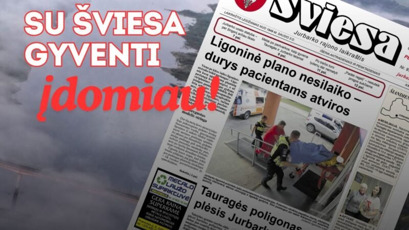 Išleistas naujas laikraščio ŠVIESA numeris (1)