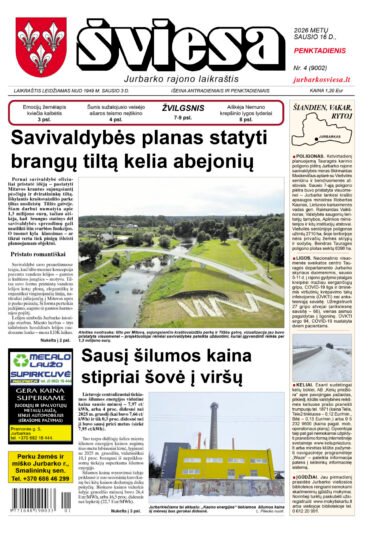 Šviesos numeris 2026-01-16