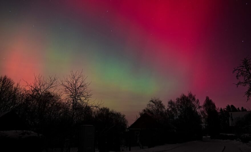 Šiaurės pašvaistė. A. Mikštos nuotr.