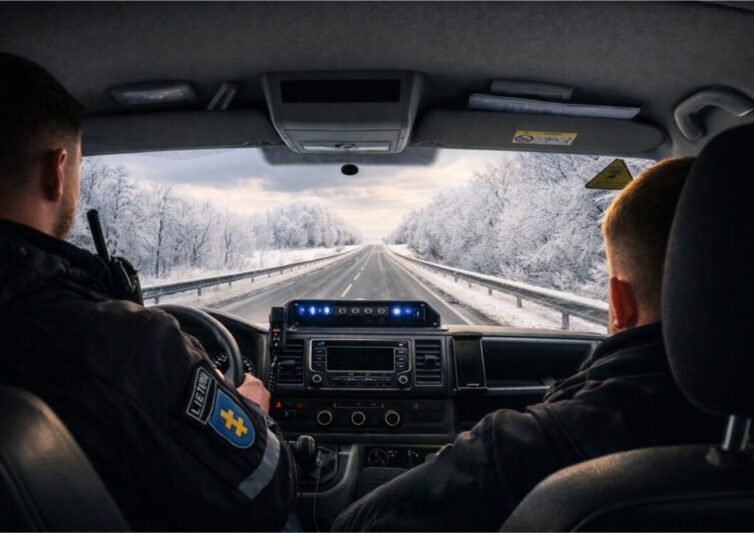 Policija perspėja: bus labai slidu