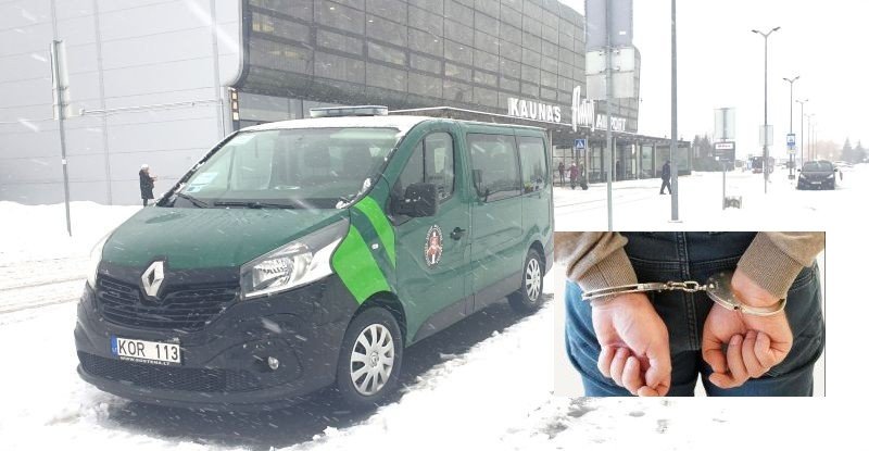Britų išspirto jurbarkiečio laukė Lietuvos policija