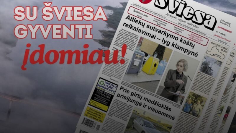 Išleistas naujas laikraščio ŠVIESA numeris