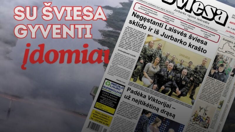 Išleistas naujas laikraščio ŠVIESA numeris (2)