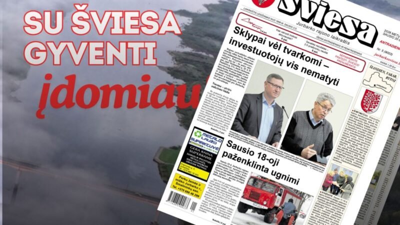 Išleistas naujas laikraščio ŠVIESA numeris