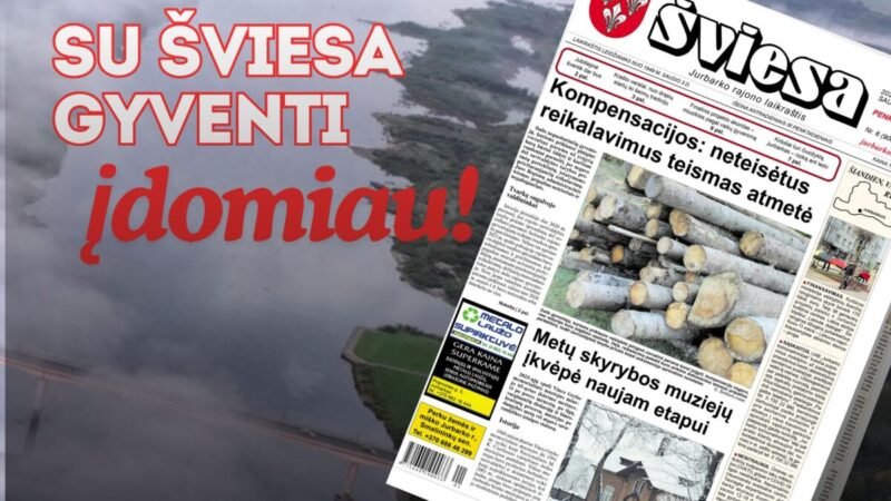 Išleistas naujas laikraščio ŠVIESA numeris