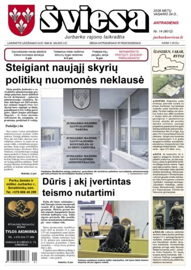 Šviesos numeris 2026-02-24