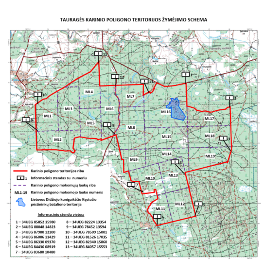 Kovo mėnesį Tauragės ir Šilalės poligonuose vyks karinės pratybos