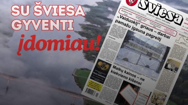 Išleistas naujas laikraščio ŠVIESA numeris