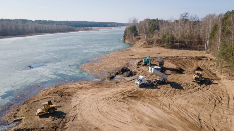 Pradėti Jurbarko karjero pakrantės tvarkymo darbai