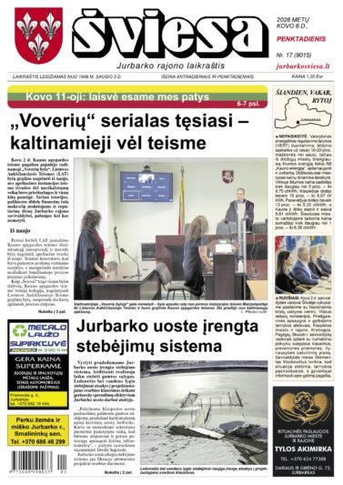 Šviesos numeris 2026-03-06