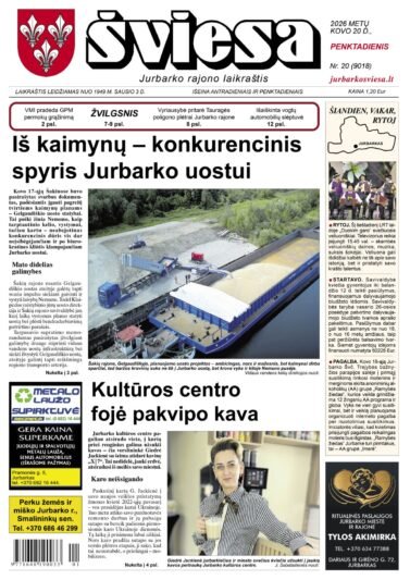 Šviesos numeris 2026-03-20