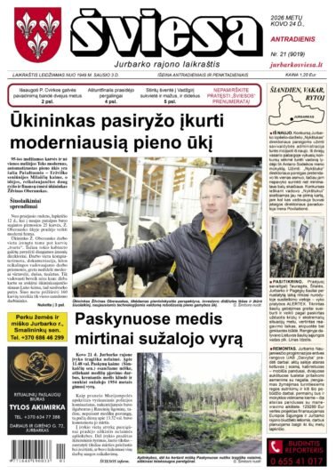 Šviesos numeris 2026-03-20