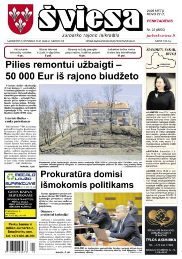 Šviesos numeris 2026-03-27