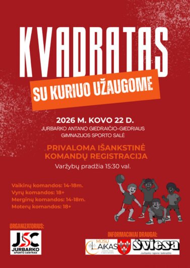 Organizuojamos kvadrato varžybos