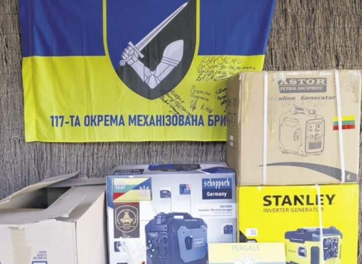 Jurbarko visuomenė teberemia ukrainiečių karius