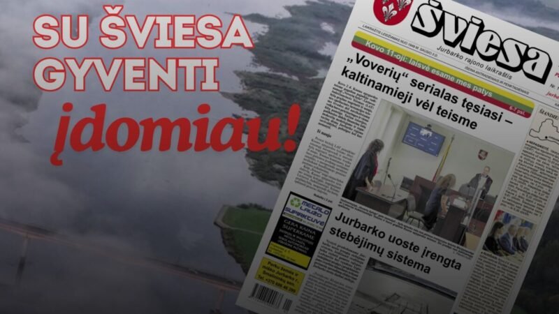 Išleistas naujas laikraščio ŠVIESA numeris