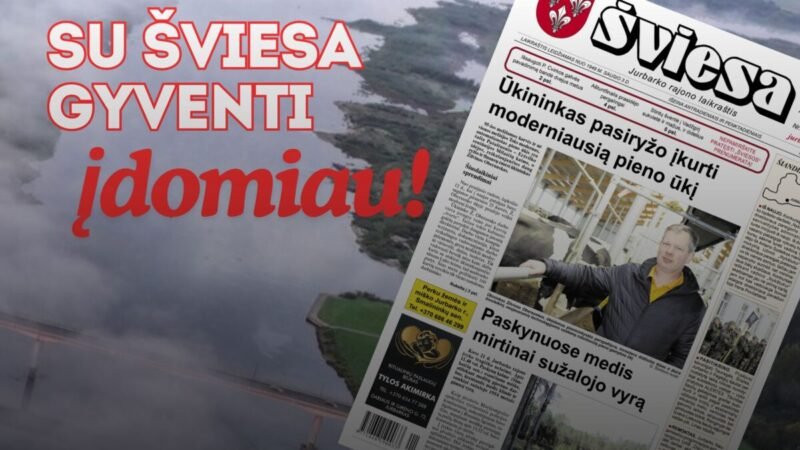 Išleistas naujas laikraščio ŠVIESA numeris