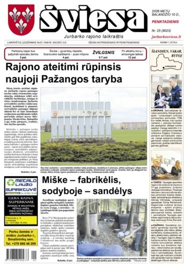 Šviesos numeris 2026-04-10