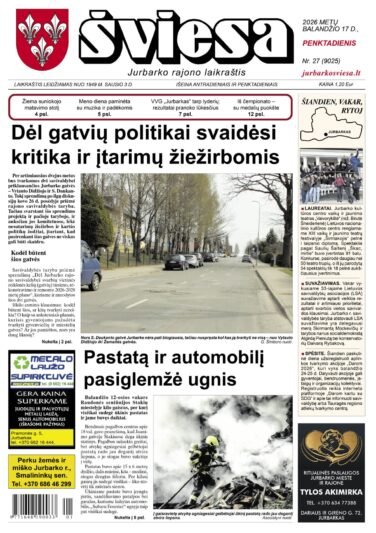 Šviesos numeris 2026-04-17