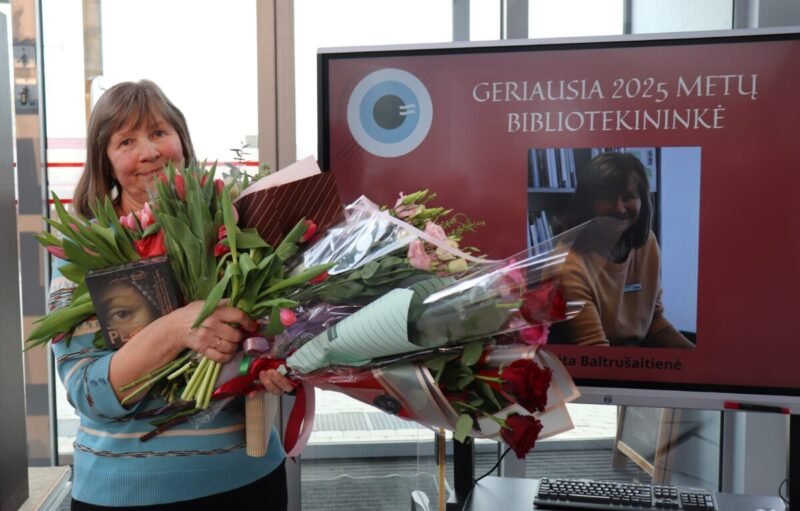 Geriausia 2025 metų bibliotekininkė –  Sigita Baltrušaitienė