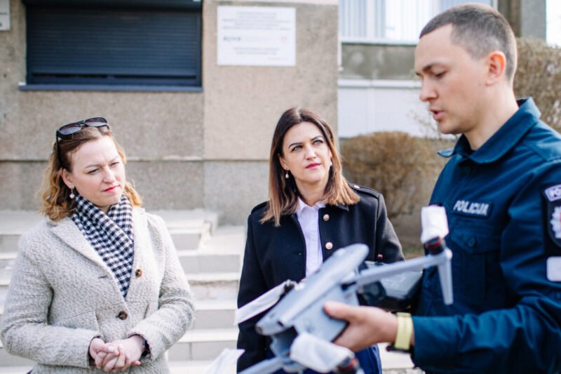 Jurbarko policija niekadėjus gaudys moderniu dronu