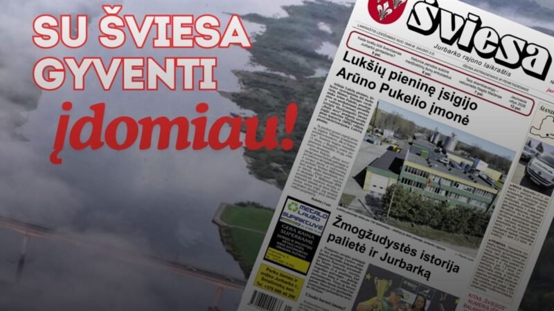 Išleistas naujas laikraščio ŠVIESA numeris