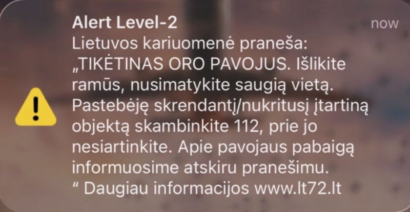 Kada skelbiami perspėjimai ir ką turi žinoti gyventojai