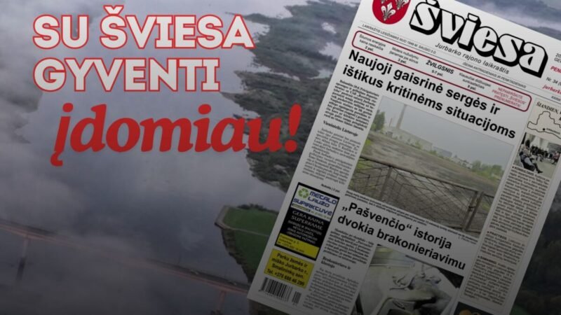 Išleistas naujas laikraščio ŠVIESA numeris