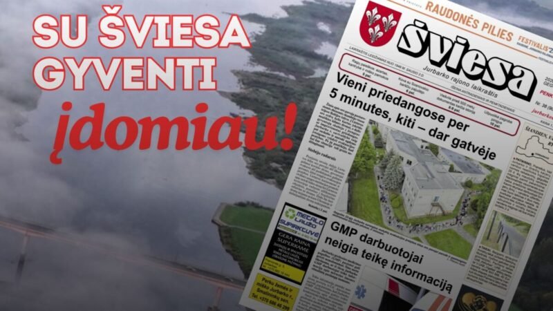 Išleistas naujas laikraščio ŠVIESA numeris