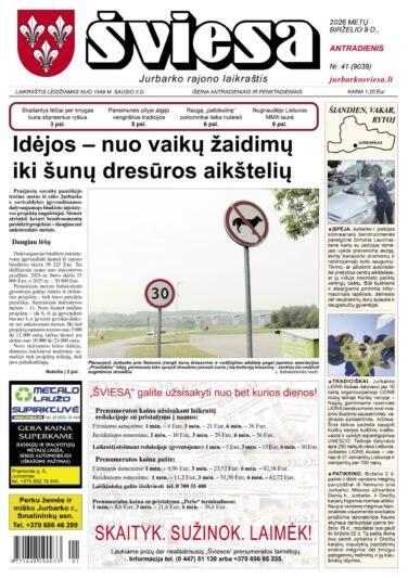 Šviesos numeris 2026-06-09