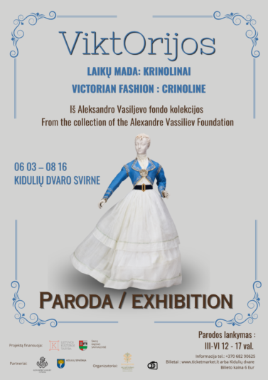 Paroda iš Aleksandro Vasiljevo fondo kolekcijos. Viktorijos laikų mada: Krinolinai