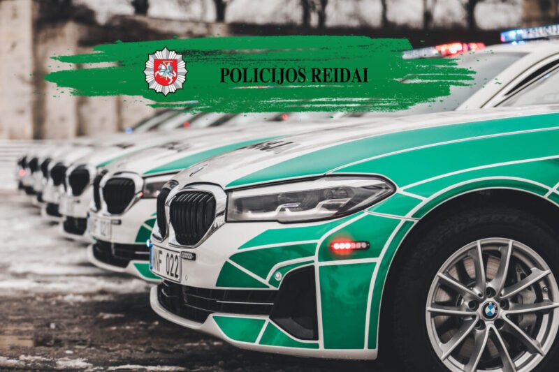 Policija skelbia birželio reidus – vykdys ir tarptautines priemones