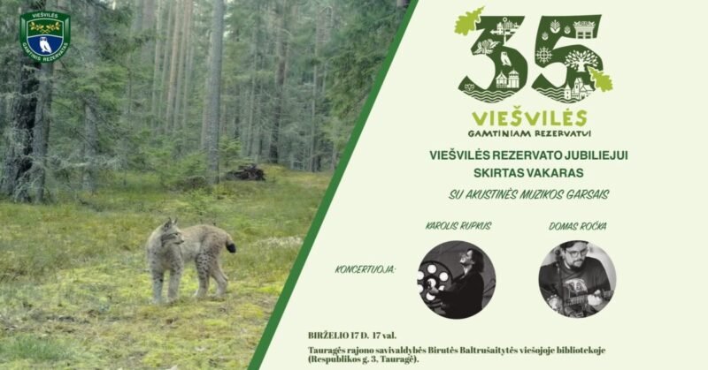 Tauragėje – Viešvilės rezervato įkūrimo jubiliejui skirtas renginys